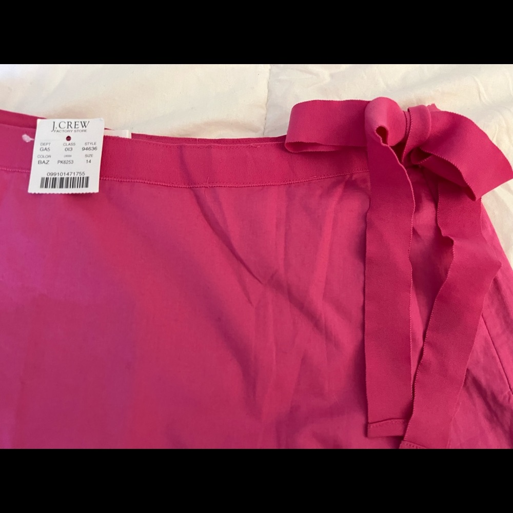 New J crew skirt bow women’s 14 large